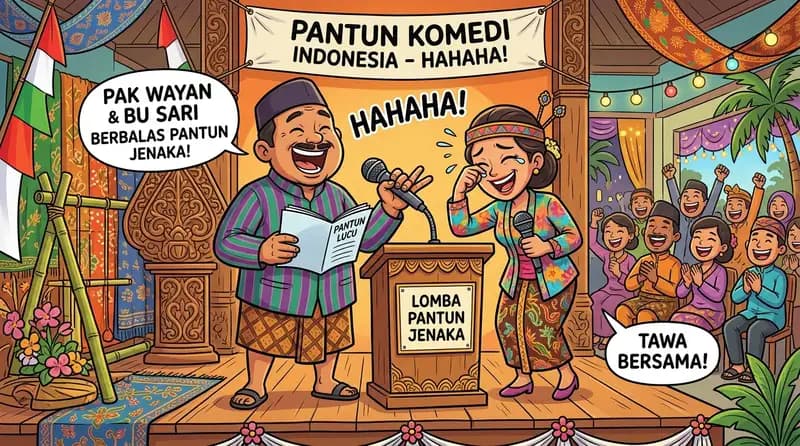 Pantun Pembuka Pidato Lucu: 24 Contoh dan Cara Bikinnya