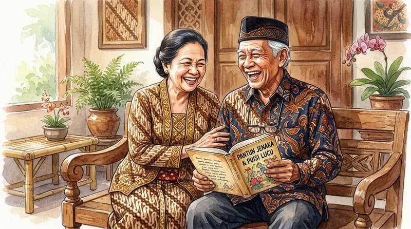 Pantun Jenaka Lucu Banget: 80+ Contoh Bikin Ngakak