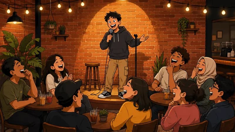 Contoh Stand Up Comedy Singkat: 15 Materi Lucu Siap Tampil