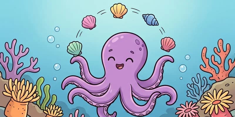 Gambar Gurita Kartun Lucu dan Fakta Unik Si Delapan Lengan