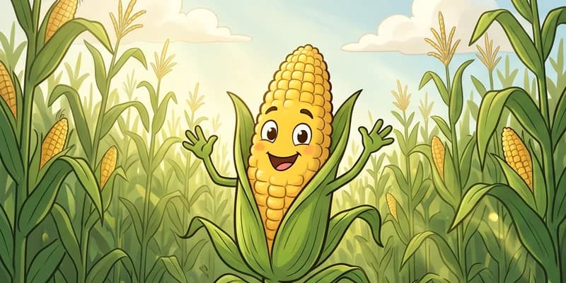 Gambar Jagung Kartun Lucu: Tongkol Senyum sampai Jagung Bakar