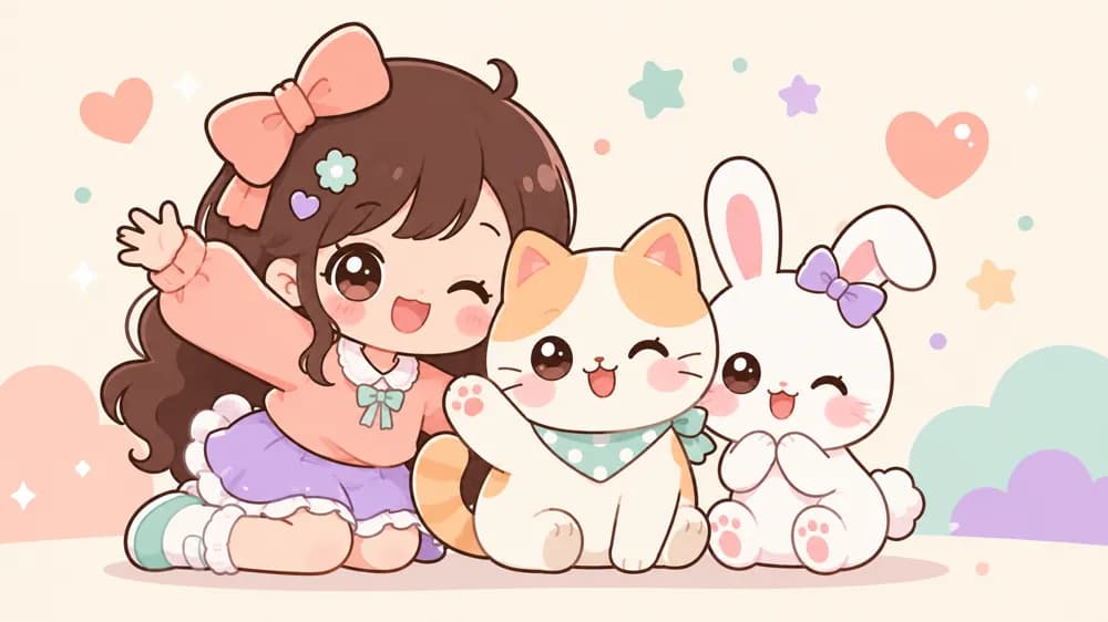 Gambar Kartun Cantik dan Imut: Resep Bentuk sampai Ukurannya