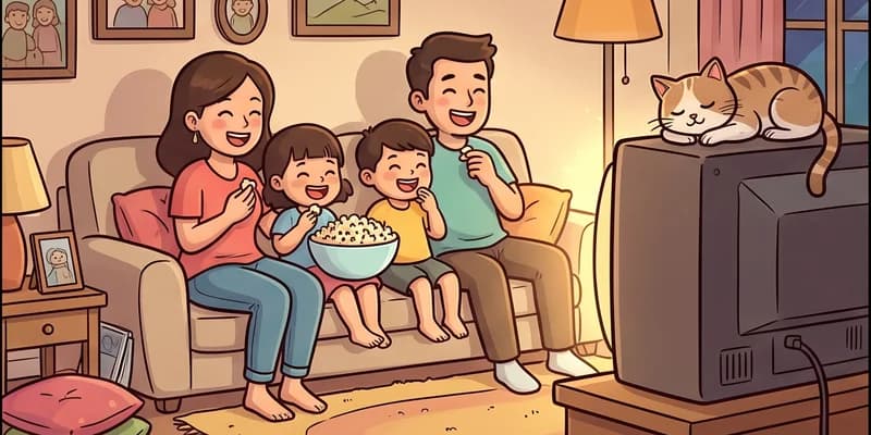 Gambar TV Kartun: TV Tabung, TV Joget, dan Nonton Bareng