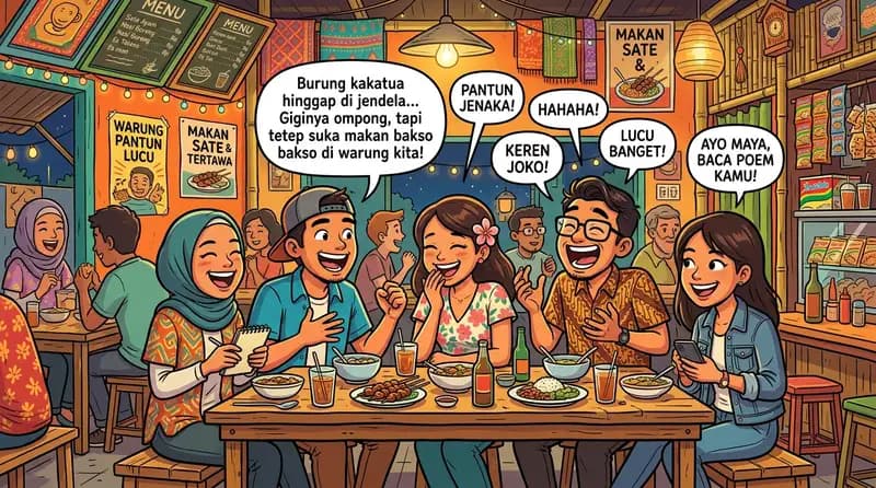 Pantun Semangat yang Lucu: Kumpulan, Cara Bikin, dan Tips Pakai