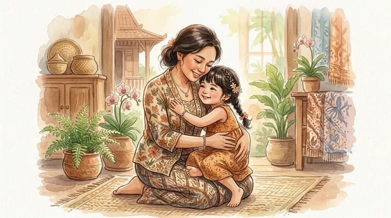 50+ Gambar Ibu Kartun Indah untuk Hari Ibu & Ucapan 2026