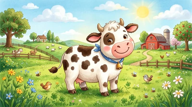 30+ Gambar Sapi Kartun Lucu & Imut Terlengkap 2026