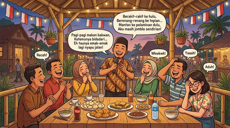 150+ Pantun Lucu Menghibur Terbaru yang Bikin Ngakak 2026
