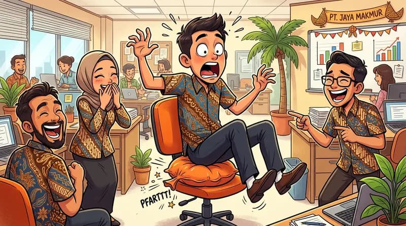 Prank Teman Sekantor yang Kelewatan