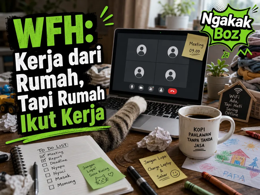 Meme WFH lucu