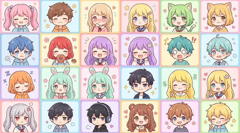 contoh pp wa kartun lucu dan aesthetic anime 2026