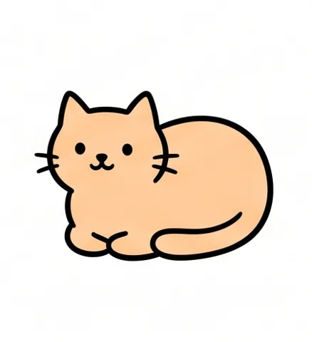Gambar kucing mudah: kucing roti tawar (cat loaf)