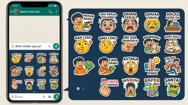 Koleksi gambar lucu WA terbaik 2026 untuk status dan grup WhatsApp