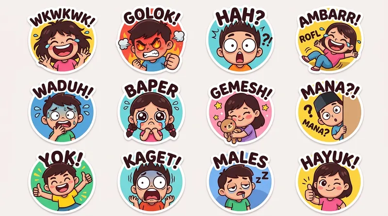 Contoh stiker WA lucu buatan sendiri dan rekomendasi pack stiker terbaik 2026
