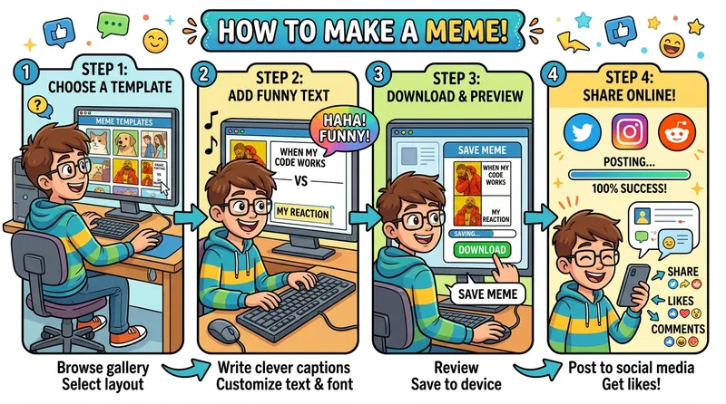 Tutorial cara bikin gambar meme sendiri pakai Canva dan Imgflip