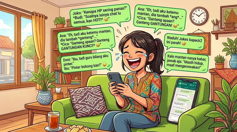 jokes lucu untuk dikirim di grup whatsapp