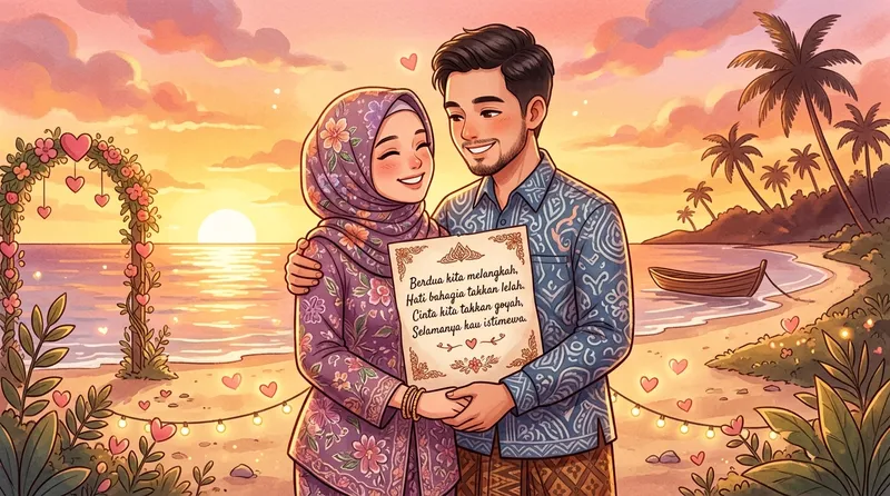 Pantun ungkapan sayang buat pacar yang tulus dan menyentuh hati