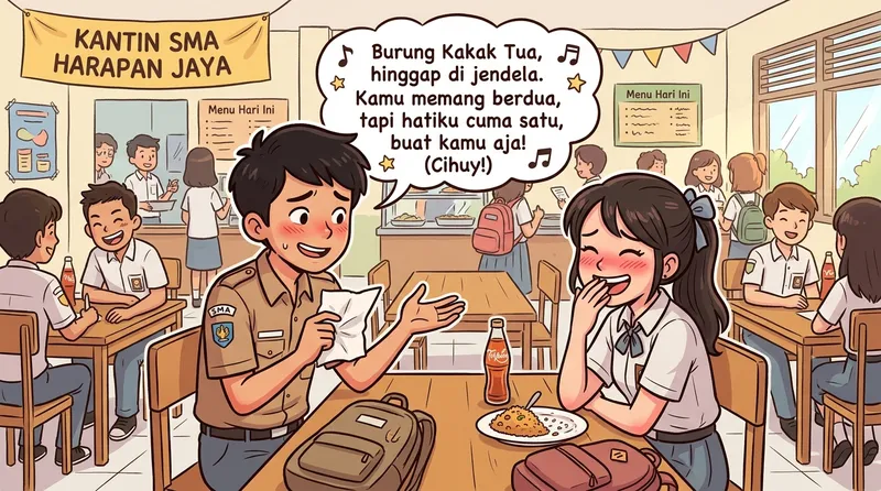 Pantun cinta gombal untuk gebetan yang belum jadian bikin baper