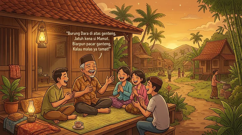 Koleksi pantun lucu nasihat yang bijak namun tetap menghibur dan mengundang senyum