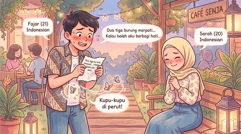 Pantun romantis untuk gebetan bikin deg-degan dan baper
