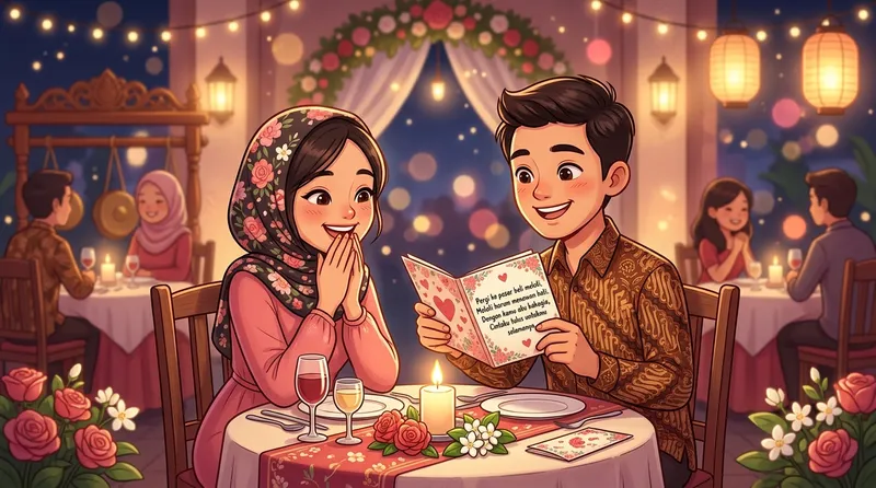 Pantun romantis manis untuk pacar yang bikin baper