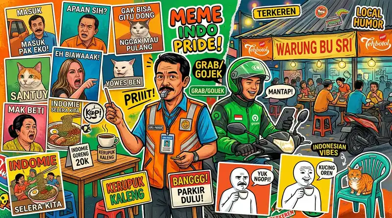 PP meme lucu Indonesia dengan referensi budaya lokal terbaik