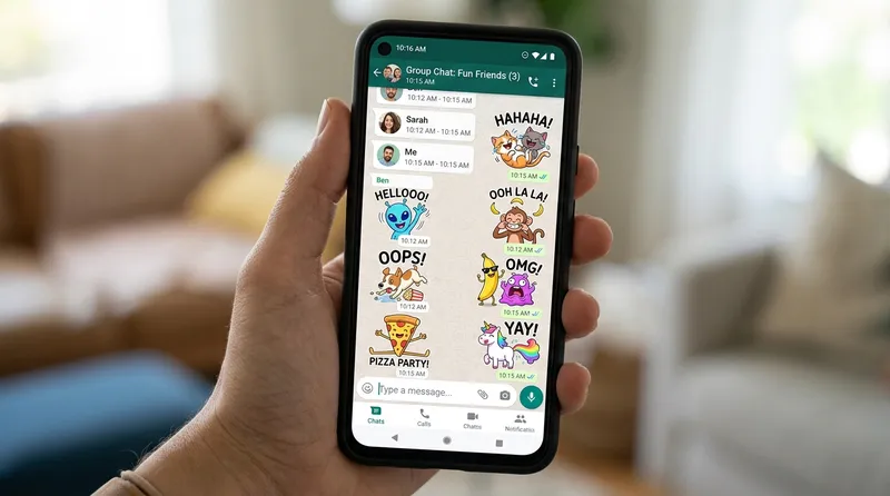 Stiker animasi WhatsApp lucu terbaik untuk chat sehari-hari