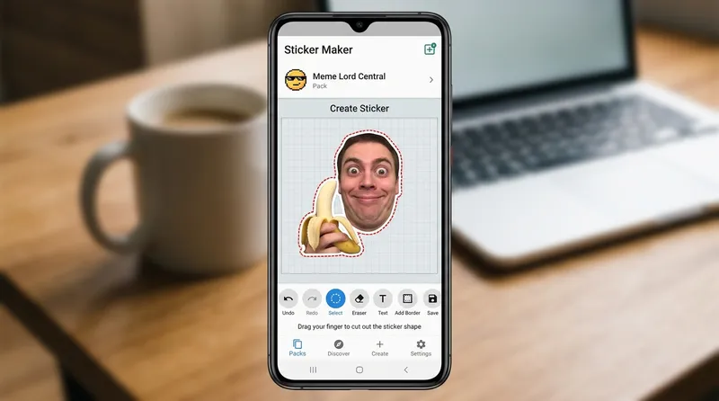 Cara bikin stiker WA meme absurd sendiri langkah demi langkah