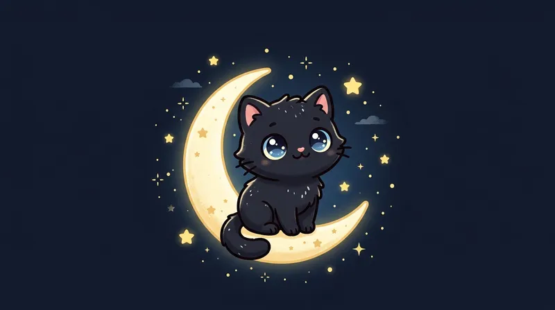Wallpaper kucing hitam keren dan wallpaper kucing kartun lucu